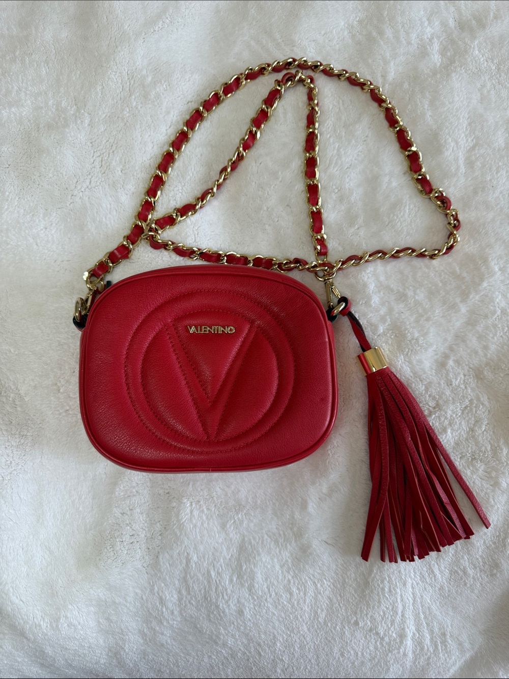 Valentino by Mario Valentino Nina Signature Leather Crossbody Bag